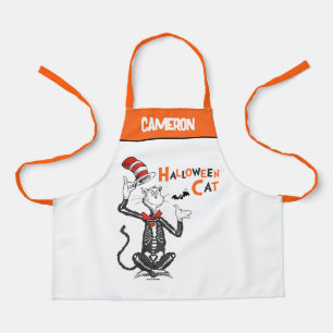 Tablier Dr. Seuss Chat Chapeauté Halloween