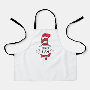 Tablier Dr Seuss   Chat dans le Casquette - Frère