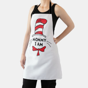 Tablier Dr Seuss   Chat dans le Casquette - Maman Je suis