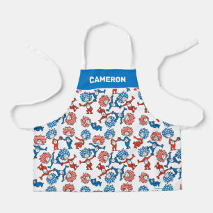 Tablier Dr. Seuss   Chose Un Chose Deux motif drapeau amér