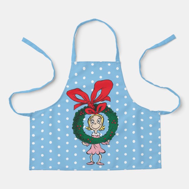 Tablier Dr Seuss | Cindy-Lou Who - Wreath (Recto)