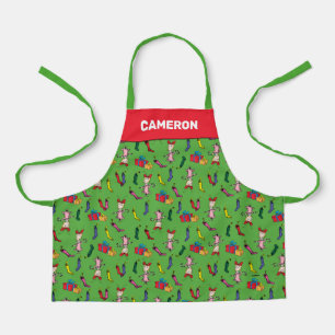 Tablier Dr. Seuss   Grinch   Cindy-Lou Who Motif