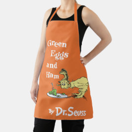 Tablier Dr. Seuss | Œufs verts et jambon