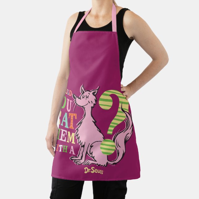 Tablier Dr Seuss | Voudriez-Vous Les Manger Avec Un Renard (Insitu)