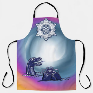 Tablier Dragon D'Eau Et Crabe Monstre