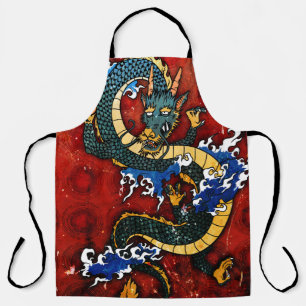 Tablier Dragon japonais - Bonne fortune