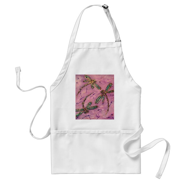 Tablier Dragonflies rose Fizz (Devant)