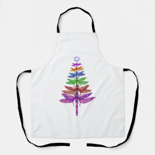 Tablier Dragonfly Christmas Tree Chemise Insect Lover Xmas