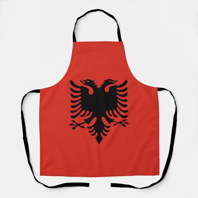 Tablier Drapeau albanais (Recto)
