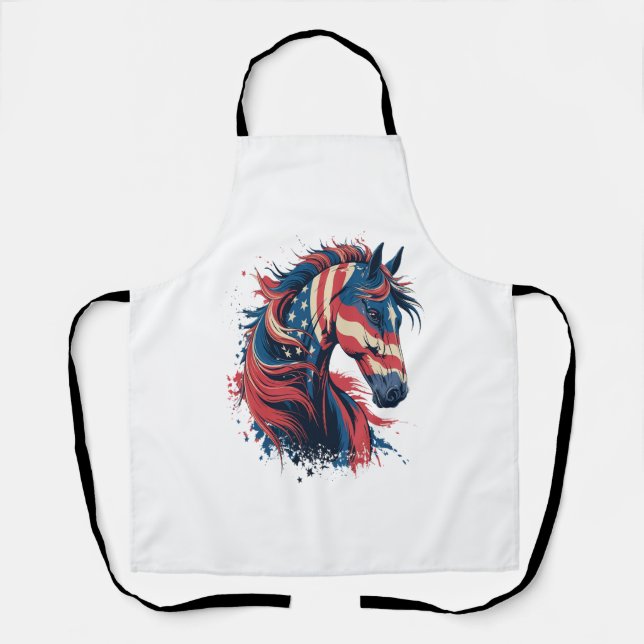 Tablier Drapeau américain (Recto)