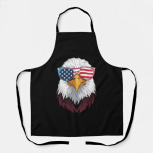 Tablier Drapeau Américain Aigle Patriotique 4 Juillet