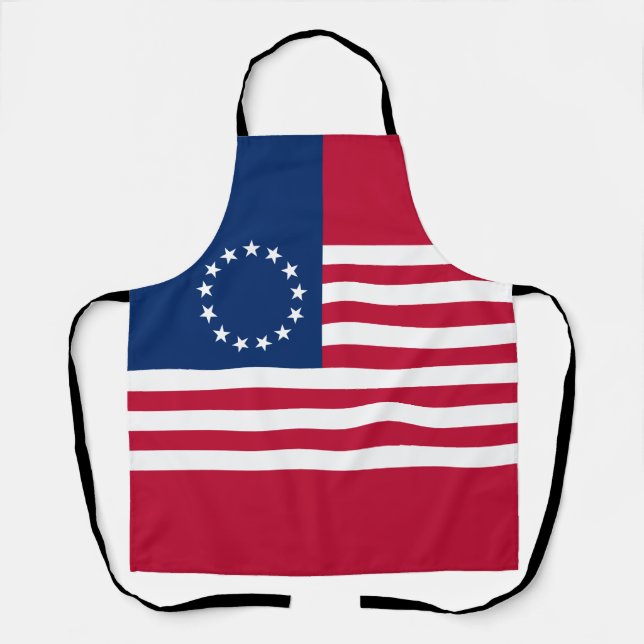 Tablier Drapeau américain Betsy Ross (Recto)