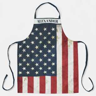 Tablier Drapeau américain en détresse