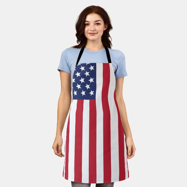 Tablier Drapeau américain patriotique (Porté)