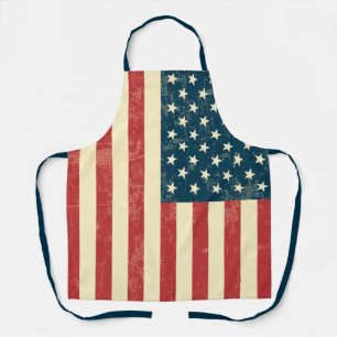 Tablier Drapeau américain patriotique en détresse