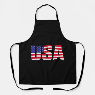 Tablier Drapeau Américain Patriotique Pour Hommes Femmes E