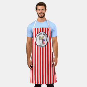 Tablier Drapeau américain patriotique USA Papillon (citron