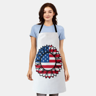 Tablier Drapeau américain Tournesol-32222