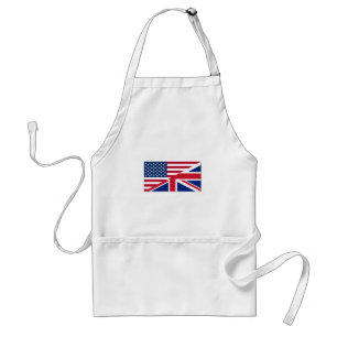 Tablier Drapeau américain Union Jack motif étoiles rayures
