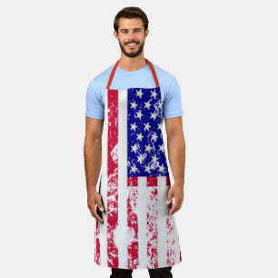 Tablier Drapeau américain vintage Apron Cadeau patriotique
