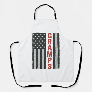 Tablier Drapeau américain vintage vectoriel patriotique Gr