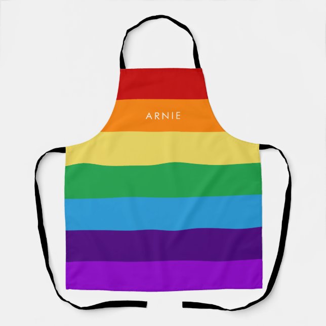 Tablier drapeau arc-en-ciel (Recto)