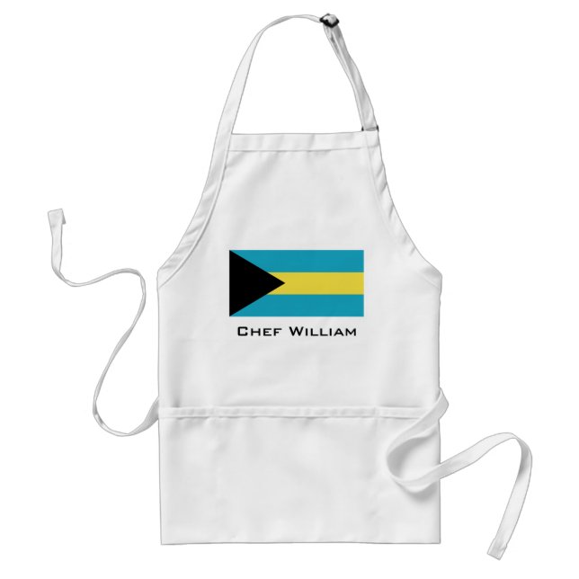 Tablier Drapeau bahamien classique (Devant)