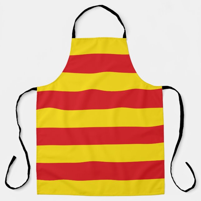 Tablier Drapeau catalan (Catalogne) (Recto)