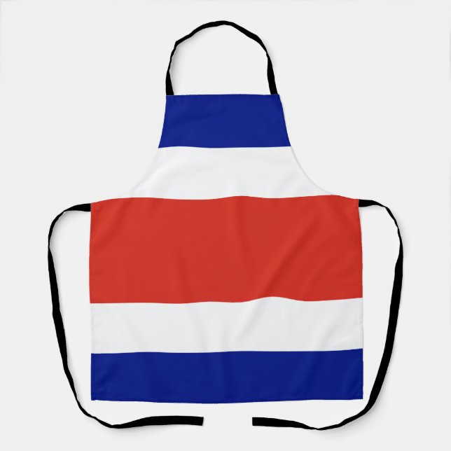 Tablier Drapeau civil du Costa Rica (Recto)