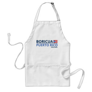 Tablier Drapeau customisé par villes de Porto Rico Boricu