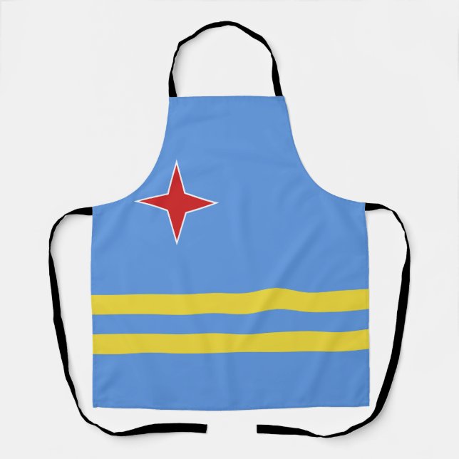 Tablier Drapeau d'Aruba (Recto)