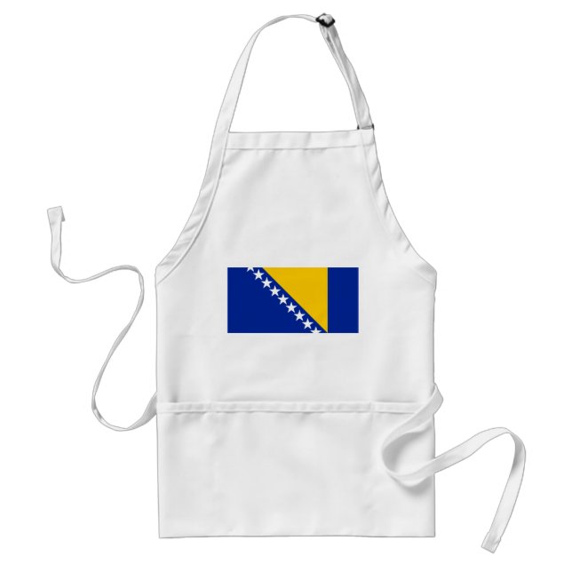 Tablier Drapeau de Bosnie-Herzégovine patriotique (Devant)