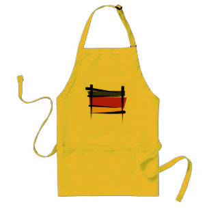 Tablier Drapeau de brosse de l'Allemagne