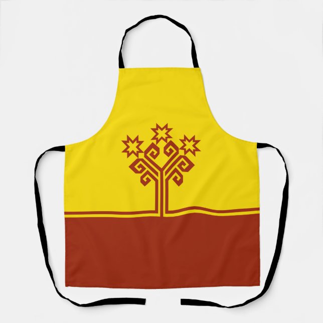 Tablier Drapeau de Chuvashia (Recto)