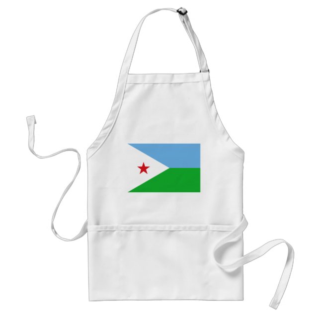 Tablier Drapeau de Djibouti (Devant)