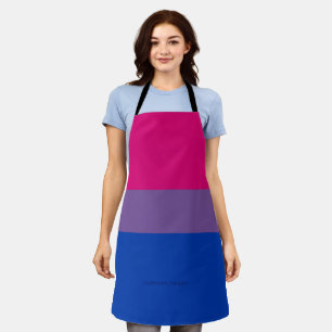 Tablier Drapeau de fierté bisexuelle de SlipperyJoe's coul