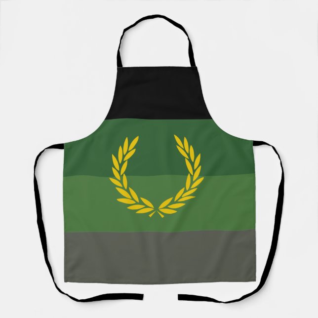 Tablier Drapeau de fierté de l'uniforme militaire (Recto)