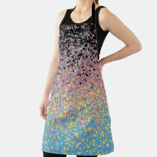 Tablier Drapeau de fierté polygender pixelisé funky tripan