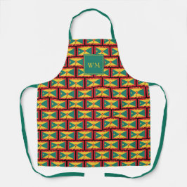 Tablier DRAPEAU DE GRENADA | Monogramme | Grenadien
