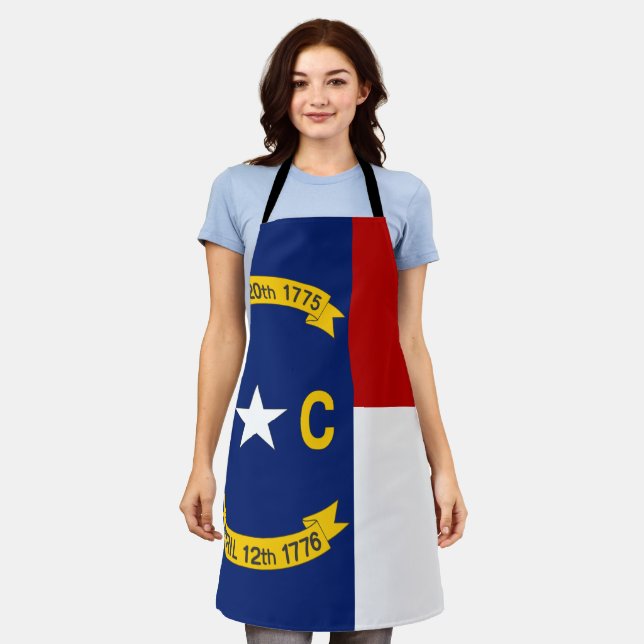 Tablier Drapeau de la Caroline du Nord (Porté)