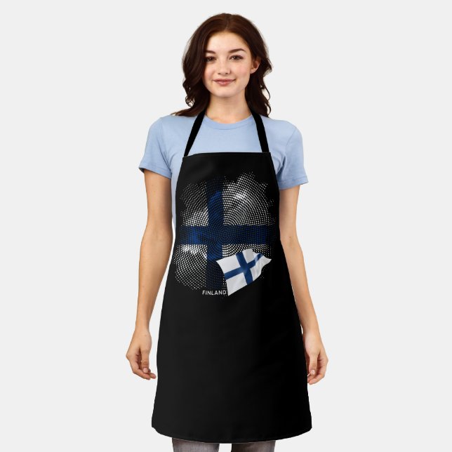 Tablier Drapeau de la Finlande (Porté)