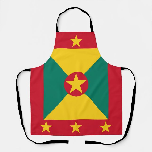 Tablier Drapeau de la Grenade (Recto)