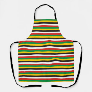 Tablier drapeau de la guyana dominica rayures pays motif d