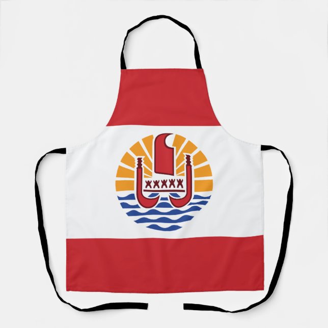 Tablier Drapeau de la Polynésie française (Recto)