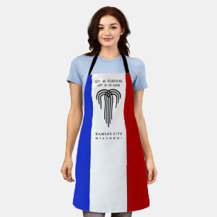 Tablier Drapeau de la ville de Kansas Apron