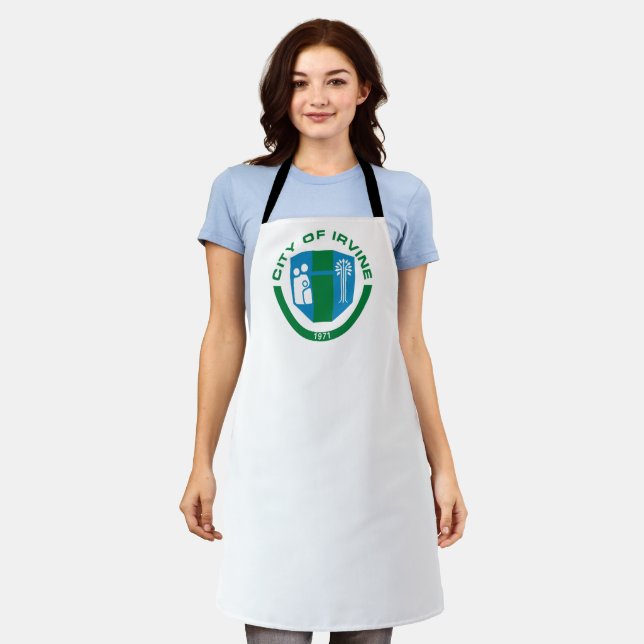 Tablier Drapeau de la ville d'Irvine Apron (Porté)