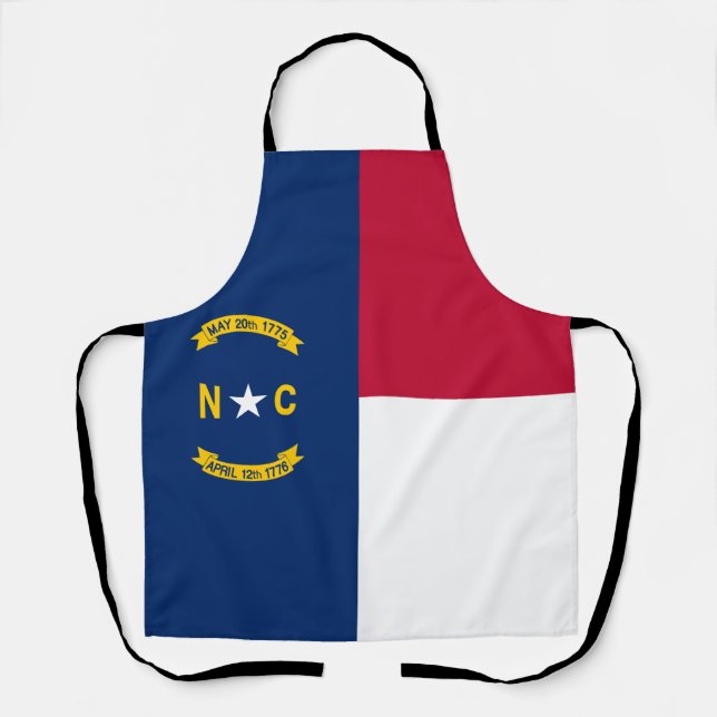 Tablier Drapeau de l'État de Caroline du Nord (Recto)