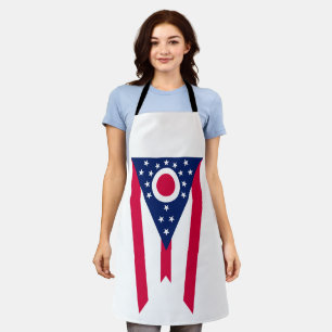 Tablier Drapeau de l'Ohio : La Bannière de l'État Buckeye