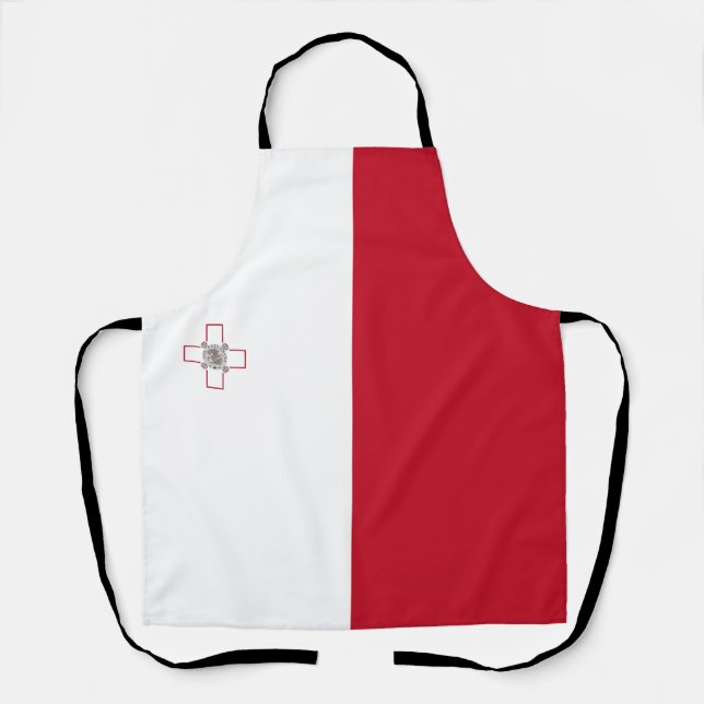 Tablier Drapeau de Malte (Recto)