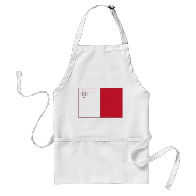 Tablier Drapeau de Malte (Devant)